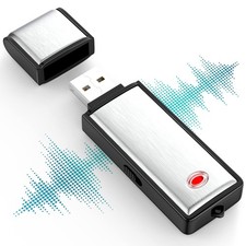 Grabadora De Voz Digital 32GB USB Recargable Grabaci n Profesional 750 Horas