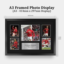 Cristiano Ronaldo Signed Autograph Picture - 16x12 Framed