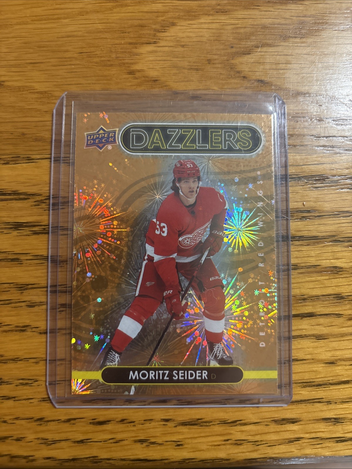 2021-22 Upper Deck Series 2 - Dazzlers Moritz Seider #DZ-67 Orange (RC)