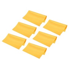Microfiber Cleaning Cloth 7" x 6" Suede for Camera Lens Eyeglasses Yellow 24pcs