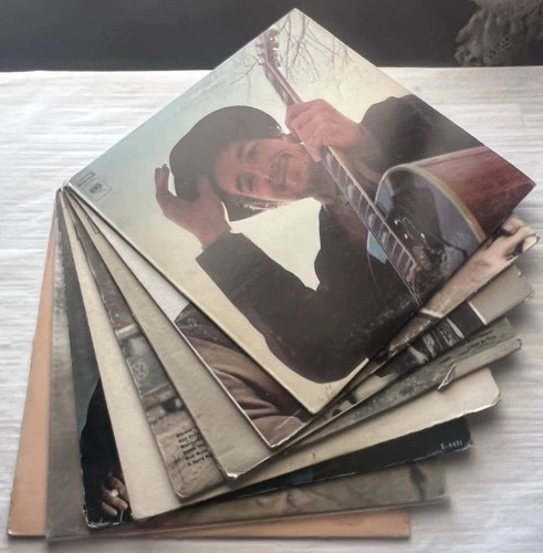 Lot Of 7 Bob Dylan Vinyl Record LPS (VG+)
