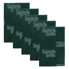 Scotch-Brite General Purpose Scouring Pad: 9 in. x 6 in. Dark Green 5-pack
