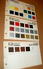 1977 1978 1979 198 1981 Alfa-romeo Gtv6 Spider Alfetta Auto R-m Paint Chips Set