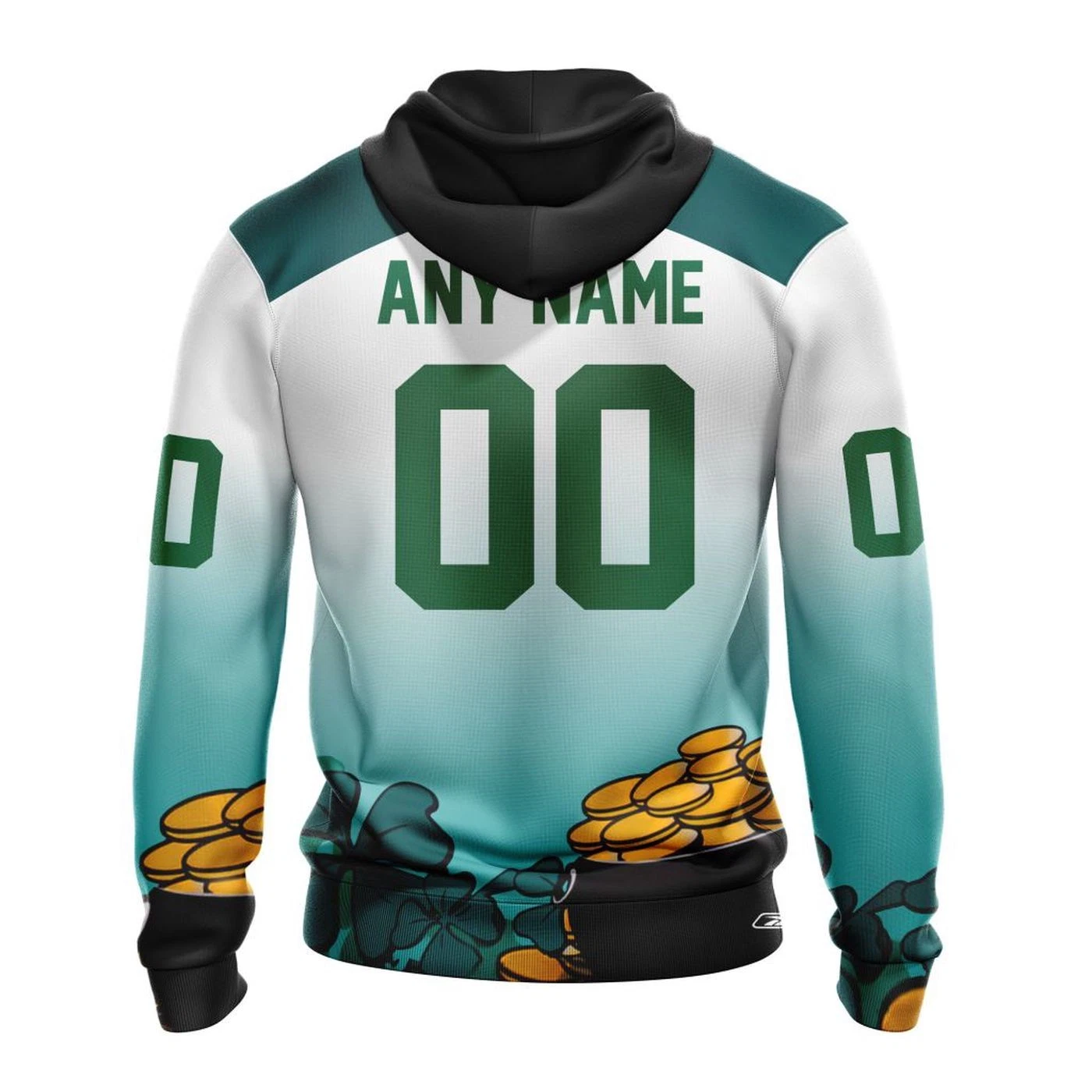 Personalized Milwaukee Admirals Hoodie 2006/07 St. Patrick’s Day Design