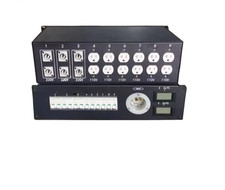 30amp 3RU Rack Mount 20A Edison-style socket 110V 220V Out Powercon Power Box