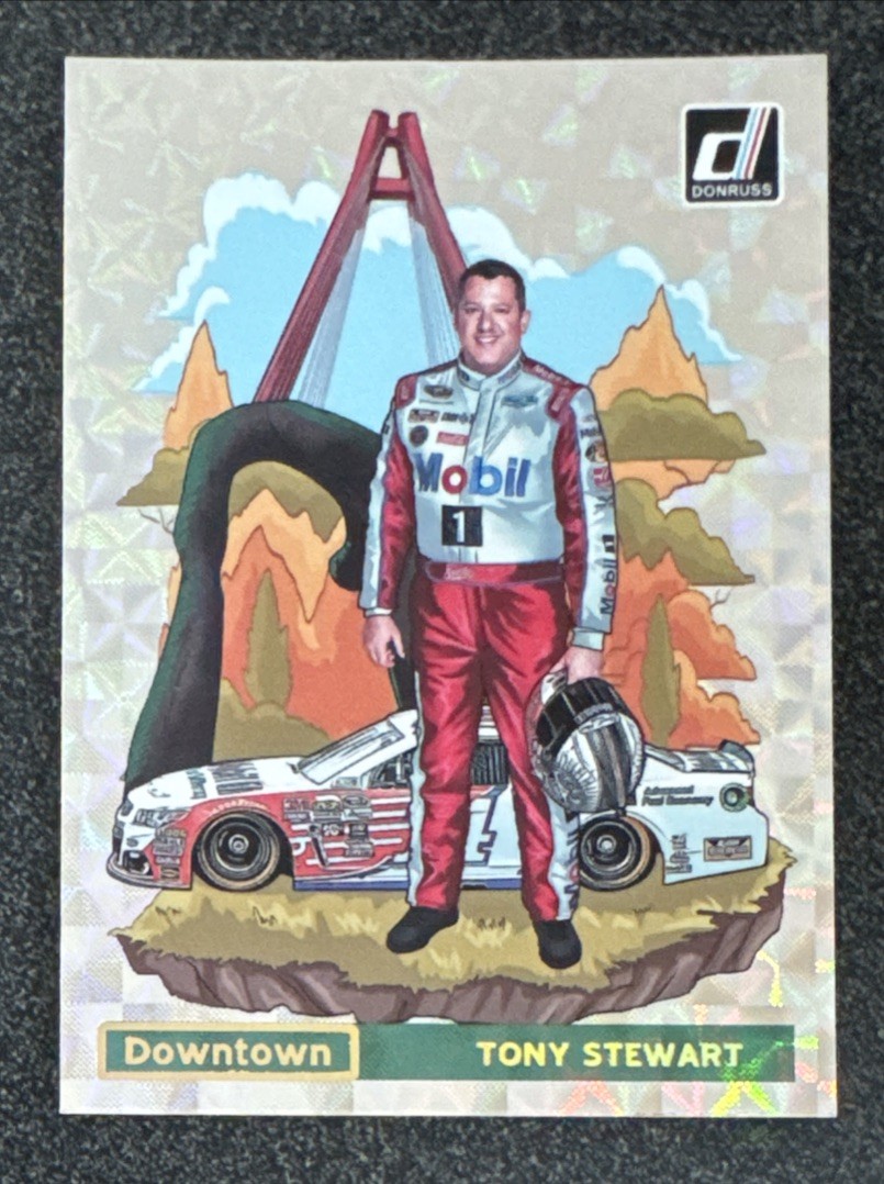 Tony Stewart 2022 Panini Donruss NASCAR Downtown #TS