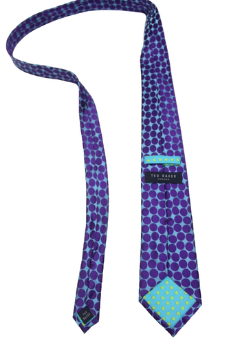 312 ) TED BAKER LONDON MEN'S TIE 100% SILK MADE IN CHINA - Picture 3 of 3