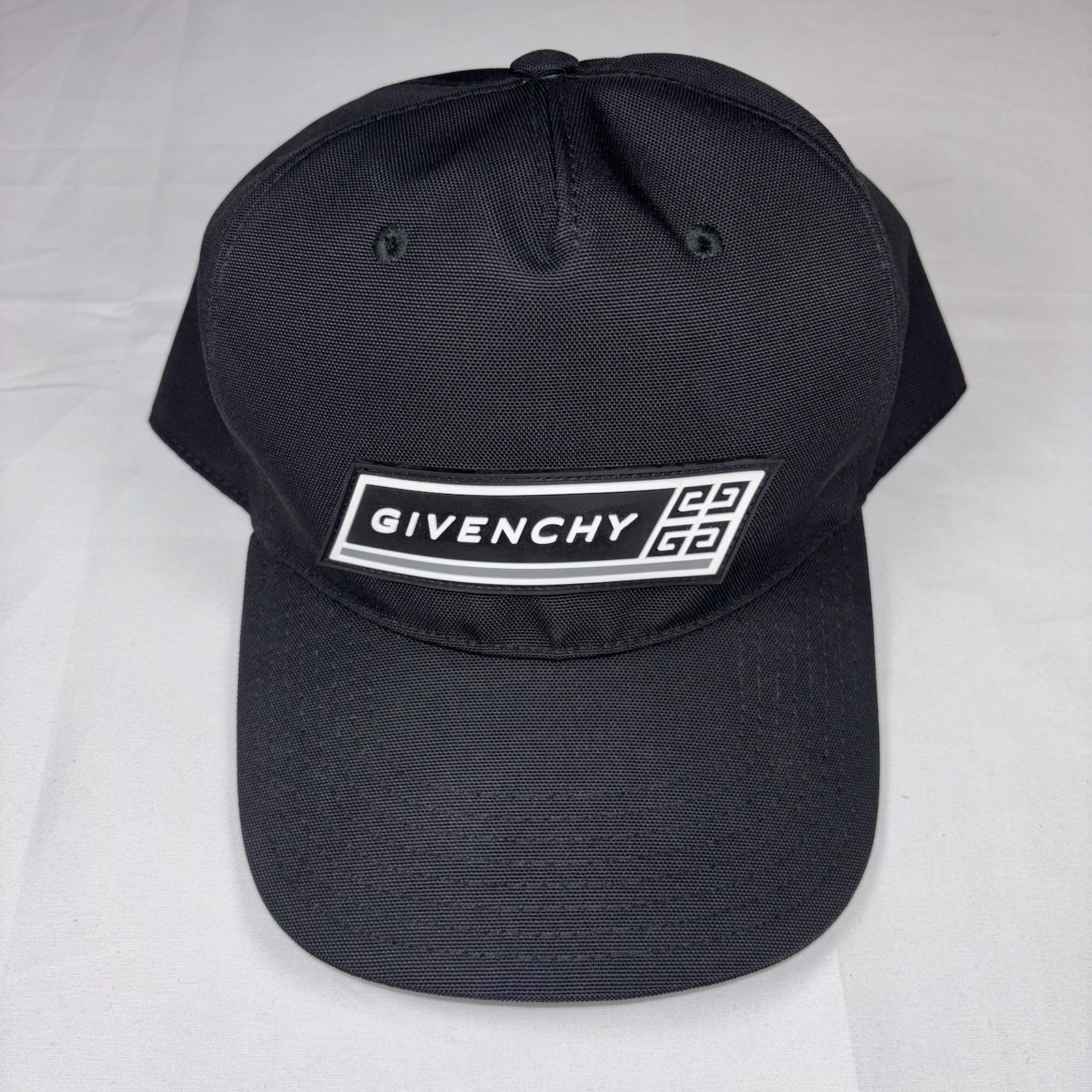 GIVENCHY Logo Adjustable Hat Cap Polyester Black … - image 4