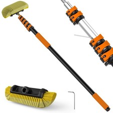 16FT Reach Car Wash Brush with Long Handle for RV, Truck Cleaning