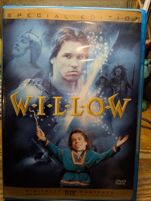 WILLOW (DVD) 1988 Special Edition - Val Kilmer SciFi Classic - Blue Case VG+