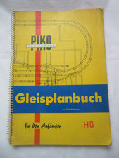 PIKO Modellbahn  Gleisplanbuch  1. Auflage 1964   Dresden  HO  mit Schaltplänen