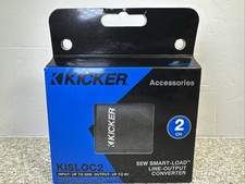 KICKER KISLOC2 2 Channel 55W Smart Load Line Output Converter -Open Box New