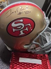 Jerry Rice Signed 49ers Full Size Replica Helmet With Signing Pen