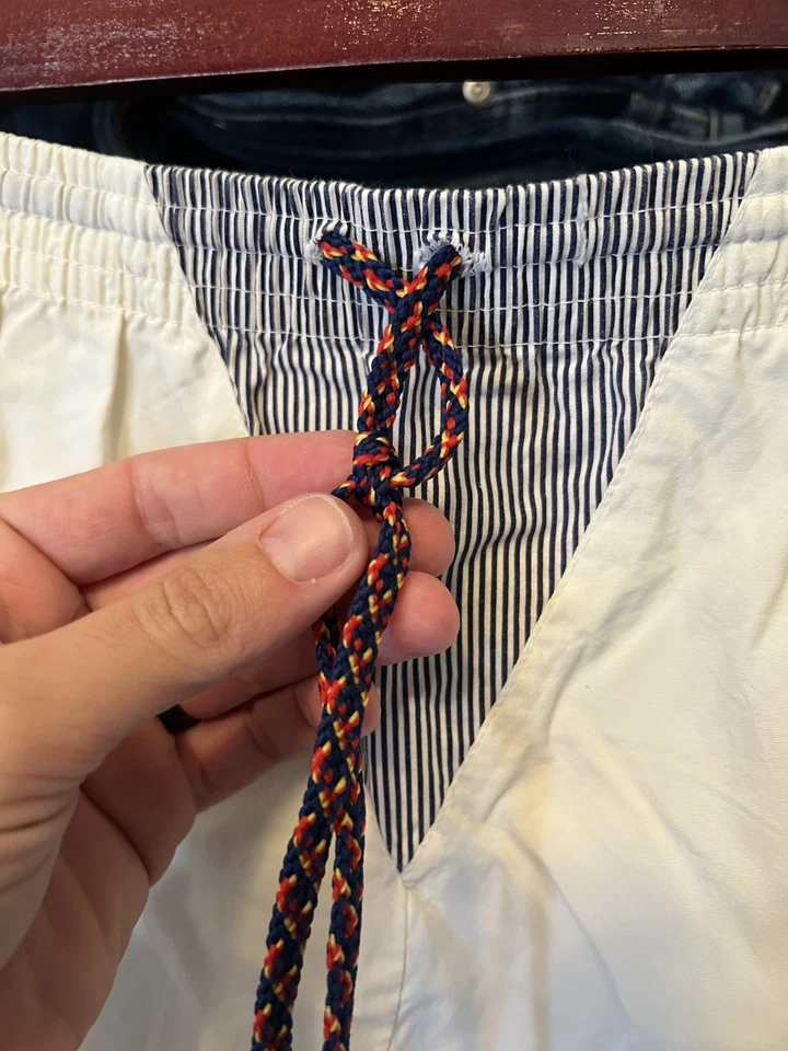 Pantalones Cortos de Fútbol Umbro Vintage Años 90 Blanco Algodón Nailon Hechos en EE. UU. - Para Hombre’s X-Grande Foto 3 de 4