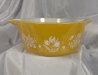 Vtg Pyrex Garden Medley Promotional Casserole Dish 475-B 2.5 Qt