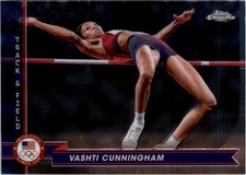 2024 Topps Chrome U.S. Olympic and Paralympic Hopefuls #146 Vashti Cunningham