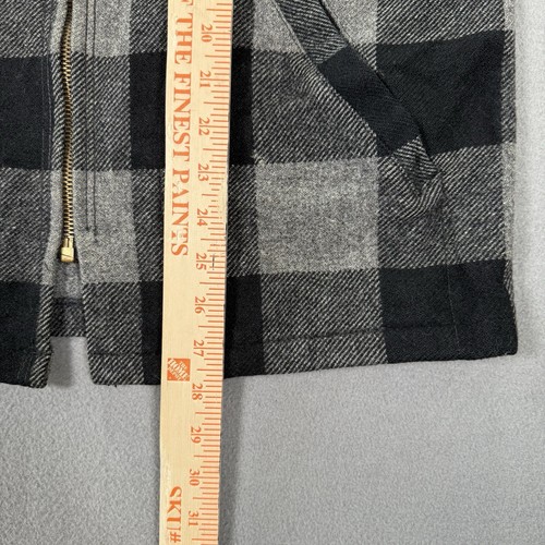 Vintage Woolrich Double Mackinaw Cruiser Jacket Mens M Shadow Plaid Wool 40s 50s - Picture 20 of 24