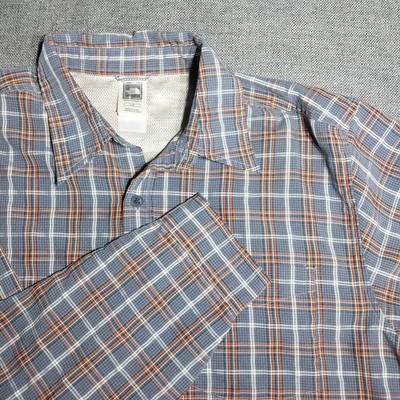 Men's The North Face Long Sleeve Shirt Large Plaid