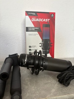 HyperX Quadcast S RGB Mikrofon Inkl. Mikrofonarm (Restgewährleistung Nov. 2027)