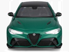 Alfa Romeo Giulia GTA Green Metallic with Carbon Top 1/18 Diecast Model Car by