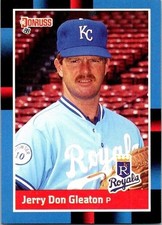 Jerry Don Gleaton K.C Royals 547 Donruss 1987 Baseball Card
