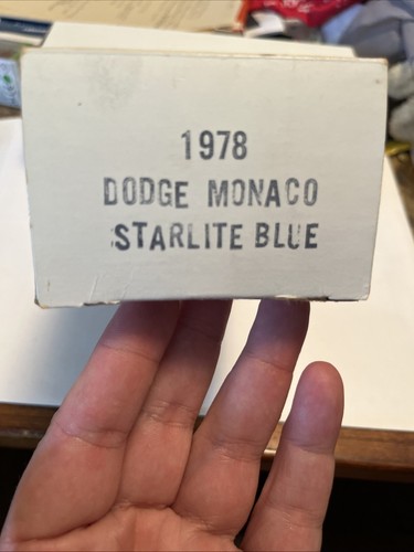 1978 Dodge Monaco Promo Plastic Model - Starlite Blue - With Box - Picture 13 of 13