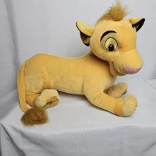 Disney The Lion King 20" Medium Young Simba Plush Hasbro Standing Toy 2002