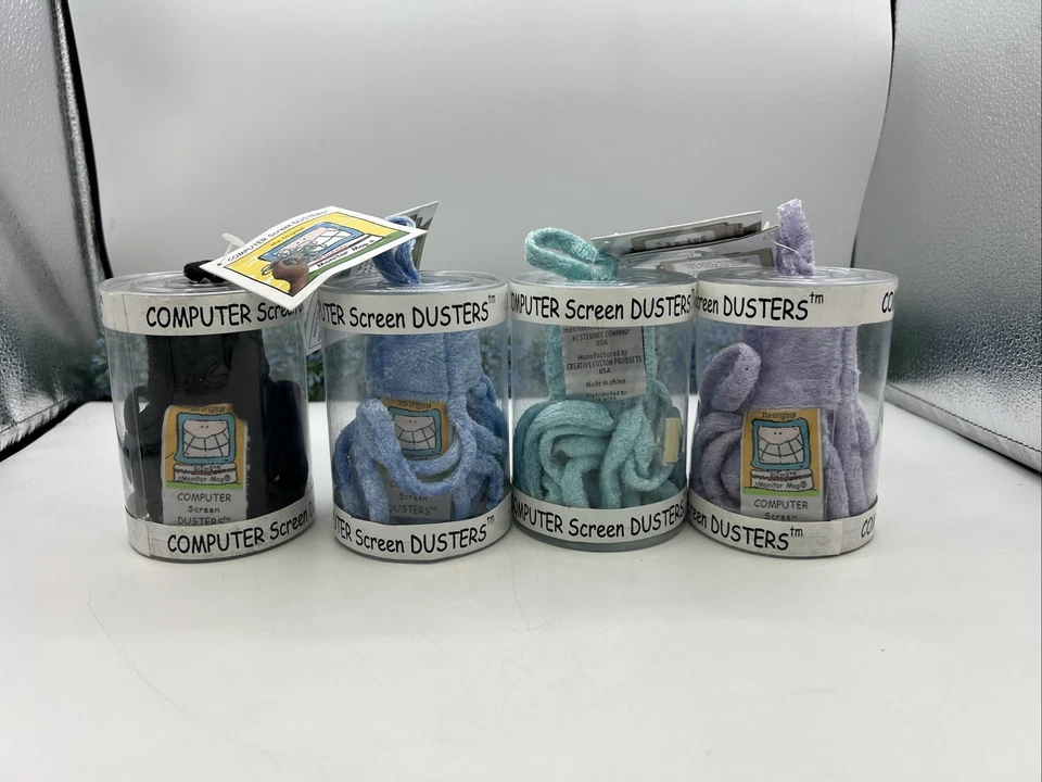 4 Vintage Gizmo Monitor Mop Cloth  Octopus Computer Screen TV Duster Sealed - Image 2 of 4
