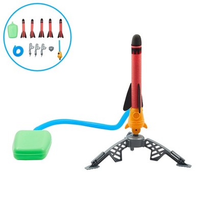 Toy Rocket Launcher for Kids with 5 Foam Rockets Toy Air Rocket Launch ...