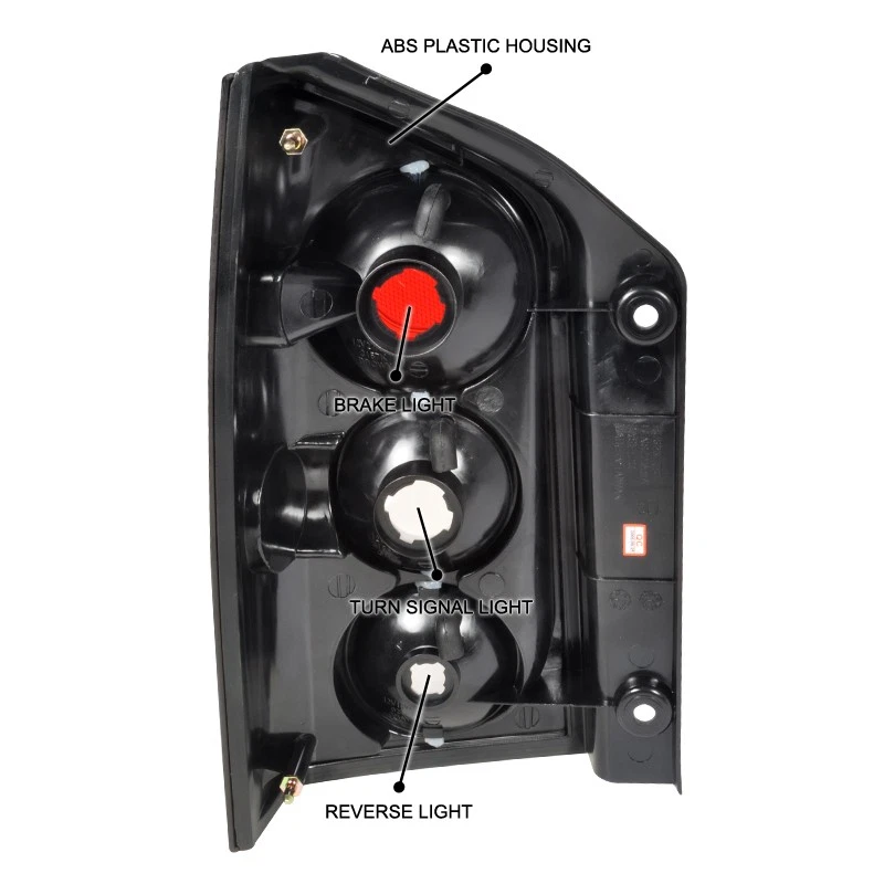 Black Fits 2005-2012 Pathfinder Tail Lights Brake Lamps Left+Right 05-12 Foto 4 de 4