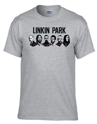 GILDAN Linkin Park Rock Music Grau Kinder T-Shirt -070_GR-Kids