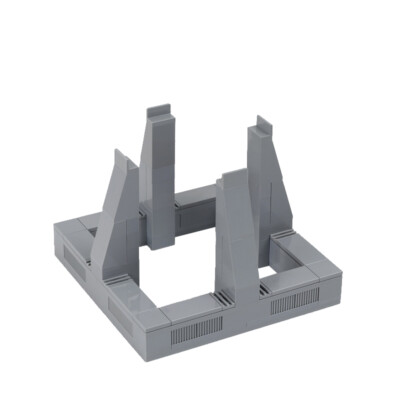 MOC: Saturn V Launch Platform 123 Parts Display Stand for 21309 Rocket DIY