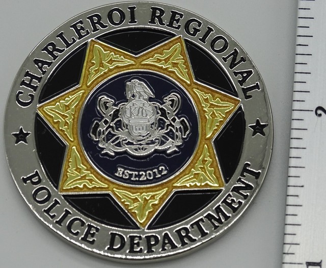 Charleroi Regional Police Dept. Pennsylvania Challenge Coin NEW eBay
