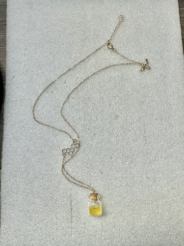 Honey Bee Honey Comb Jar Of Honey Whimsical 24” Golden Necklace