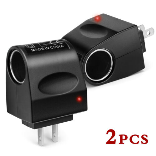 2Pcs 100-240V AC To 12V DC Car Cigarette Lighter Socket Power Adapter Converter - Picture 8 of 8