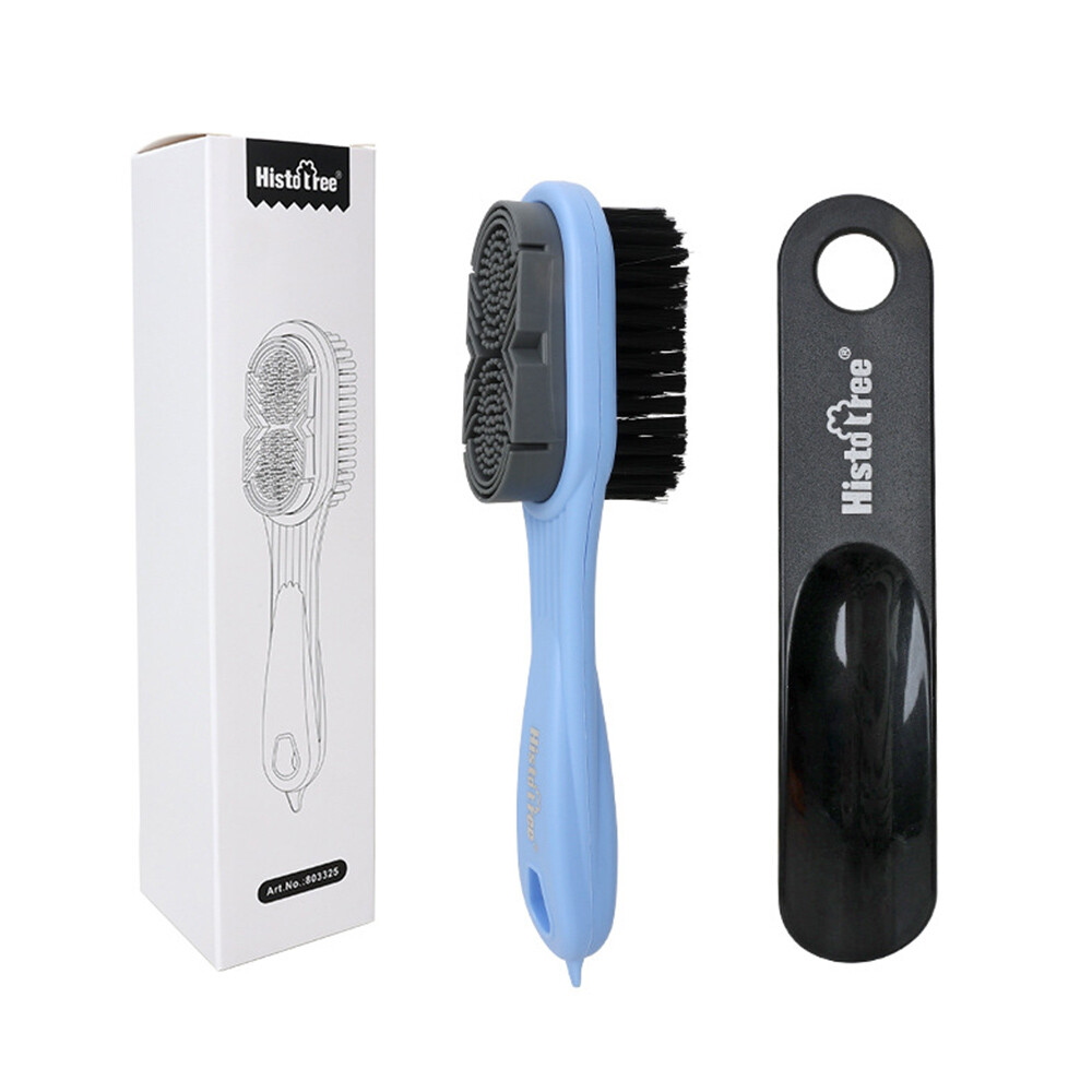 Long Handle Shoe Brush 2 Sided Boot Cleaner Stain Removal Cleaning Brush