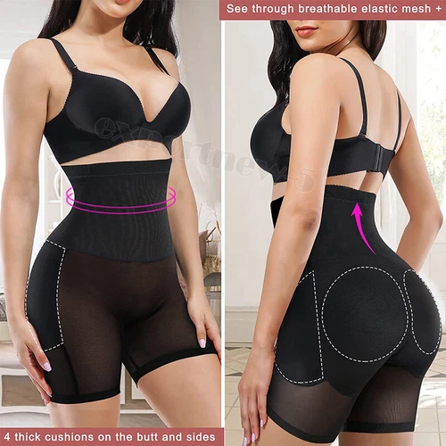 FAKE ASS Butt and Hip Enhancer Booty 4 Pads Underwear Pants Women Body Shaper US - Picture 8 of 35