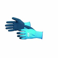 OX Cyan (L) Cyan Blue Fully Waterproof Latex Gloves