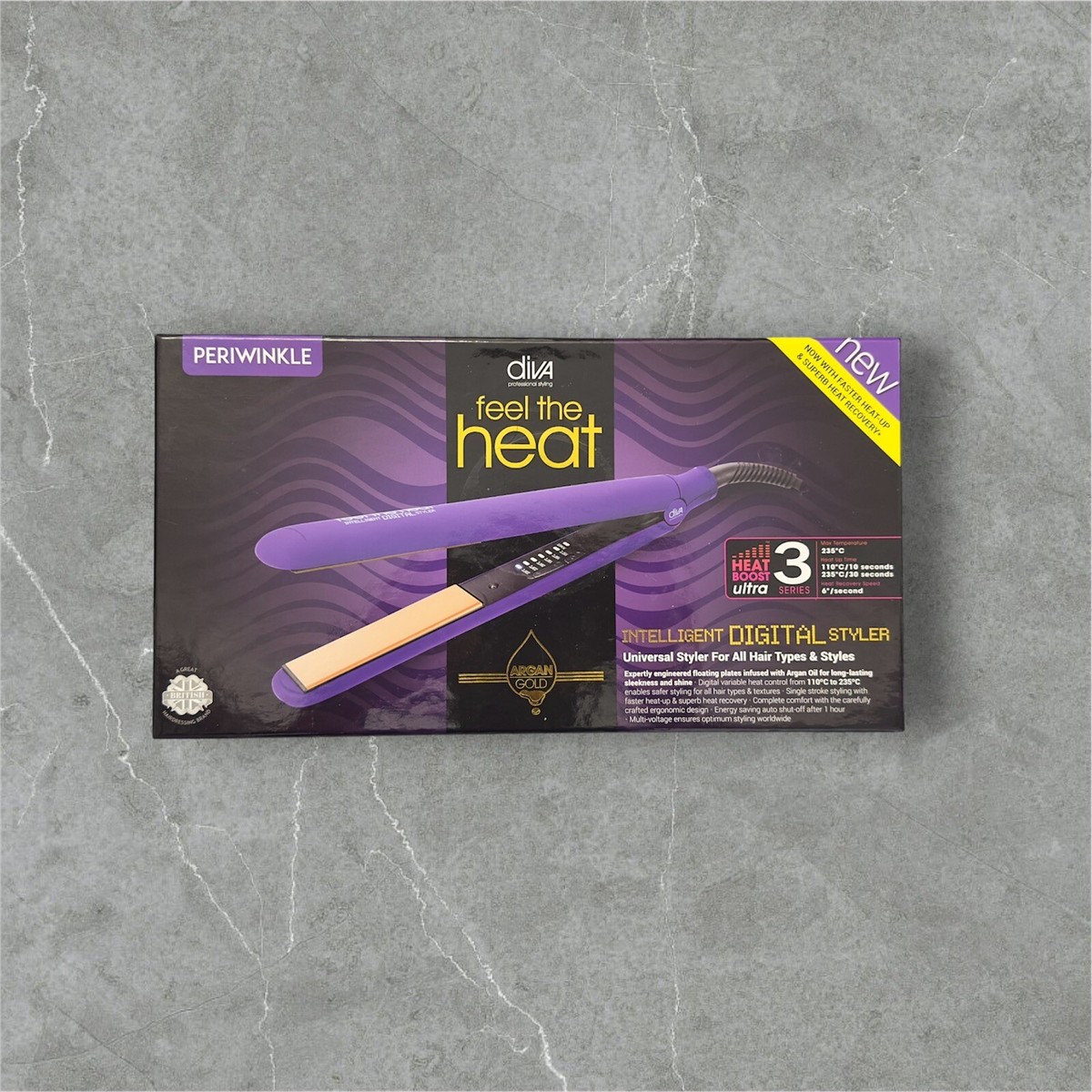 Hair Iron Diva Professional Styling Elite Arabian Night Diva Elite