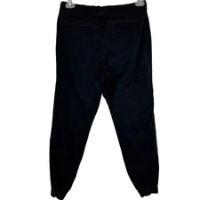 Sonoma Stretch Cotton Drawstring Jogger Pants in Black Men’s Sz S