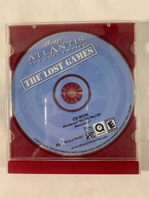 Disney's ATLANTIS The Lost Empire - THE LOST GAMES - CD-ROM (Disk Only ...