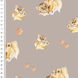 lion jersey fabric