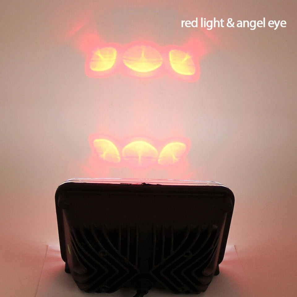 4PCS 4X6" LED Headlights High/Low Beam for Chevrolet C1500 C2500 C3500 1988-1989 Foto 4 de 4