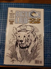 ACTION LAB, DOG OF WONDER #1C 9.0+ VARIANT ACTION LAB ENTERTAINMENT COMIC F-46