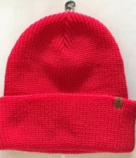 ThirtyTwo BASIXX Mens 100% Acrylic Slouchy or Cuffed Beanie Red NEW 