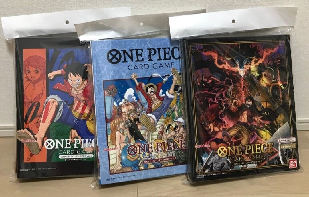 One Piece Card Game 9 Pocket Card Binder Zipper 1 