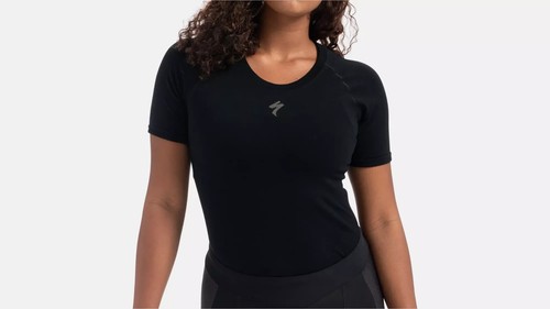 Specialized Seamless Short Sleeve Merino Base Layer Women's Small - Black - NEW