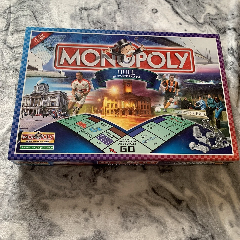 Monopoly Hull Edition Winning Moves 2004 Limited Edition Board Game Complete Fun - Image 2 of 4
