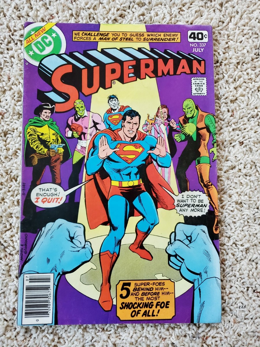 SUPERMAN #337 (DC Comics 1979) Action All New Stories 40