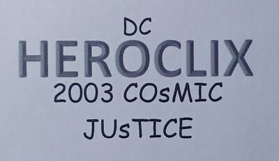 HEROCLIX 2003 DC COSMIC JUSTICE  Live Wire 046 047 048 REV SET (Legion Super Her